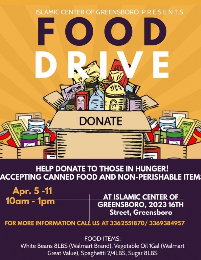 Food Drive 04-05-2020